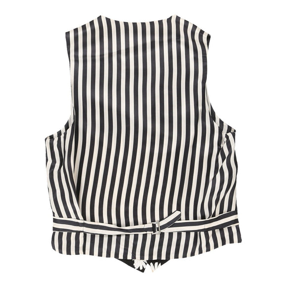 Vintage black Cheap & Chic Moschino Waistcoat - mens medium