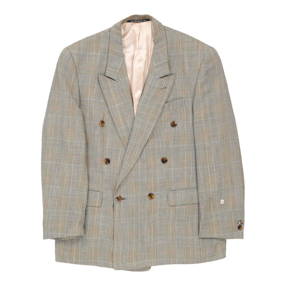 Vintage khaki Yves Saint Laurent Blazer - mens medium