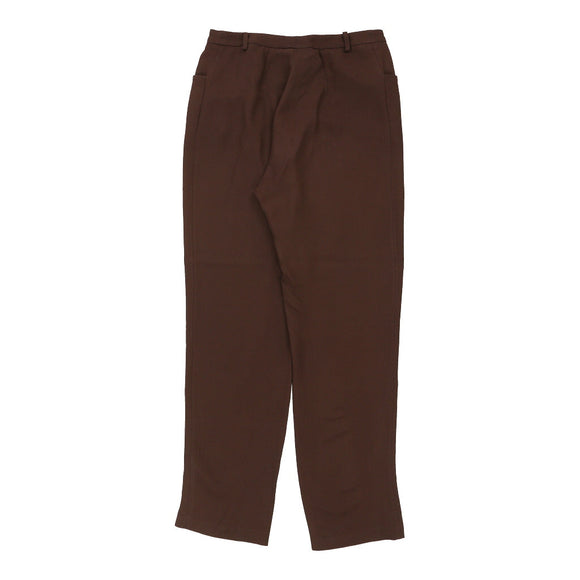 Vintage brown Cheap & Chic Moschino Trousers - womens 30" waist