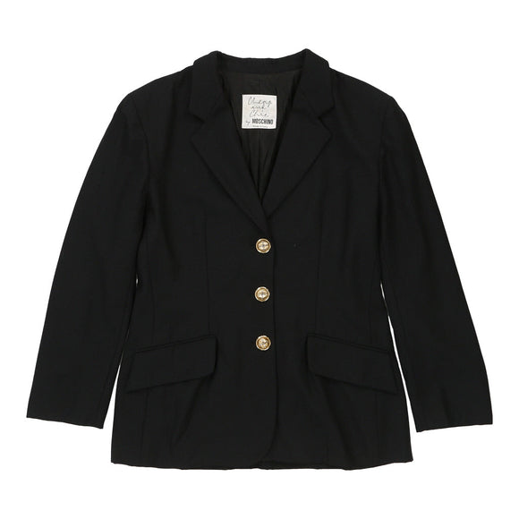 Vintage black Cheap & Chic Moschino Blazer - womens x-large