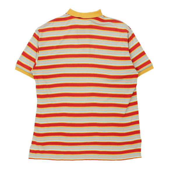 Vintage multicoloured Yves Saint Laurent Polo Shirt - mens large