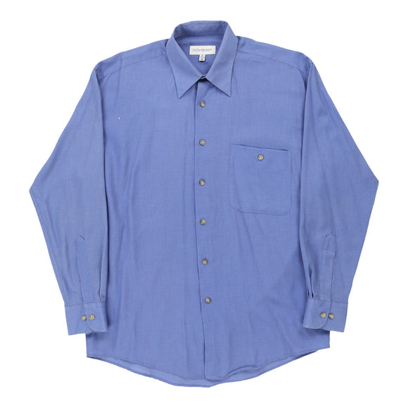Vintage blue Yves Saint Laurent Shirt - mens medium