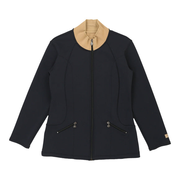 Vintage navy Intensive Versace Jacket - womens medium