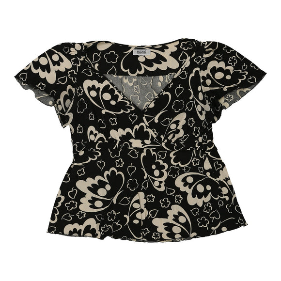 Vintage black Cheap & Chic Moschino Top - womens large
