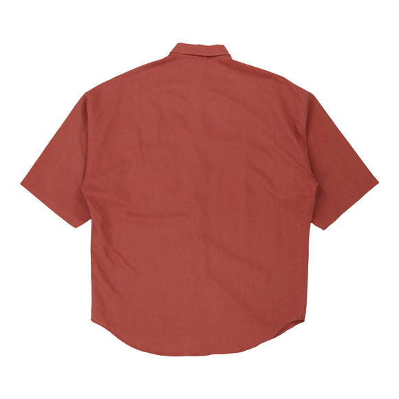 Vintage red Versace Jeans Couture Short Sleeve Shirt - mens large