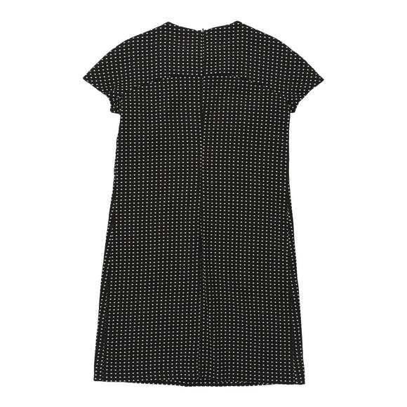 Vintage Moschino Shift Dress - Large Black Polyester shift dress Moschino