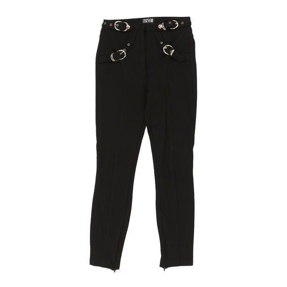 Vintageblack Versace Jeans Couture Trousers - womens 24" waist