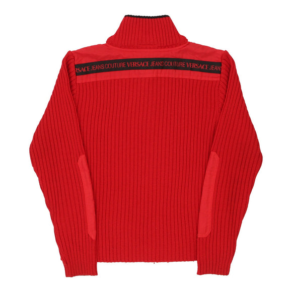 Vintagered Versace Jeans Couture 1/4 Zip - mens small