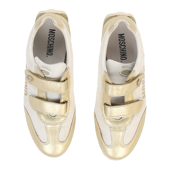 Vintage Moschino Trainers - UK 4.5 White Canvas trainers Moschino