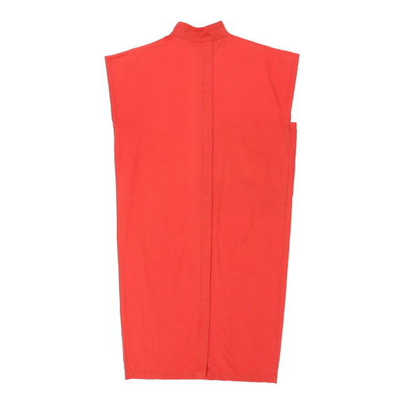 Vintage Versace Dress - Small Orange Cotton dress Versace