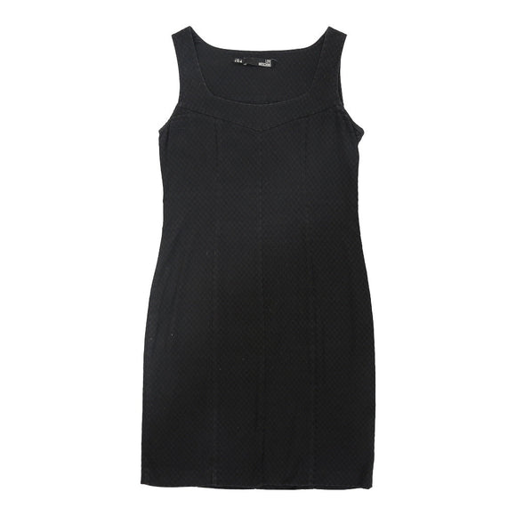 Vintage Moschino Sheath Dress - Medium Black Cotton sheath dress Moschino