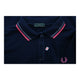 Vintage navy Fred Perry Long Sleeve Polo Shirt - womens x-small