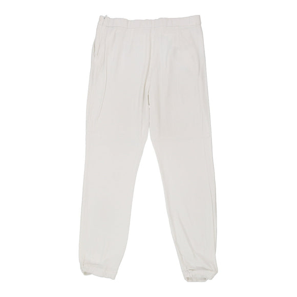 Vintage white Les Copains Trousers - womens 30" waist