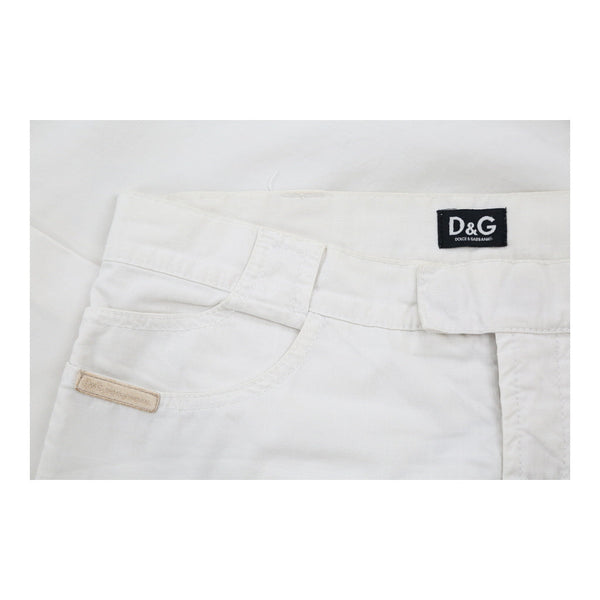 Vintage white Dolce & Gabbana Shorts - womens 26" waist