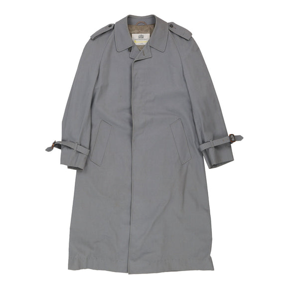 Vintage grey Aquascutum Trench Coat - mens medium