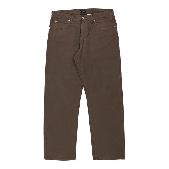 Vintagebrown Armani Jeans Jeans - mens 36" waist