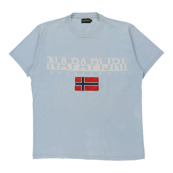 Vintageblue Napapijri T-Shirt - mens medium