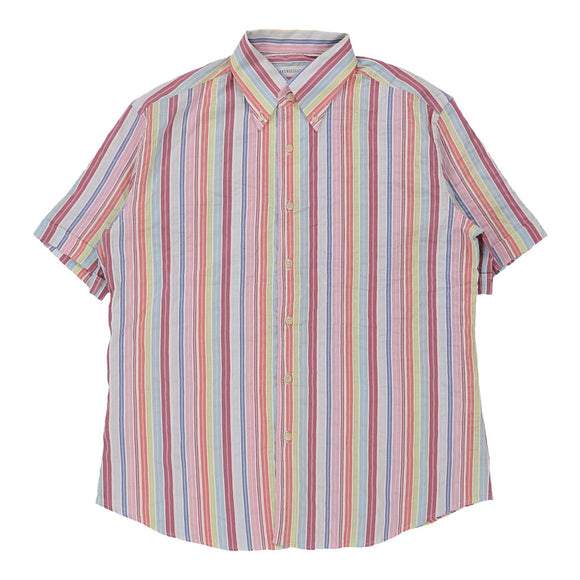 Vintagemulticoloured Trussardi Short Sleeve Shirt - womens xx-large