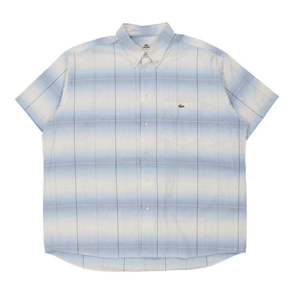 Vintageblue Lacoste Short Sleeve Shirt - mens xx-large