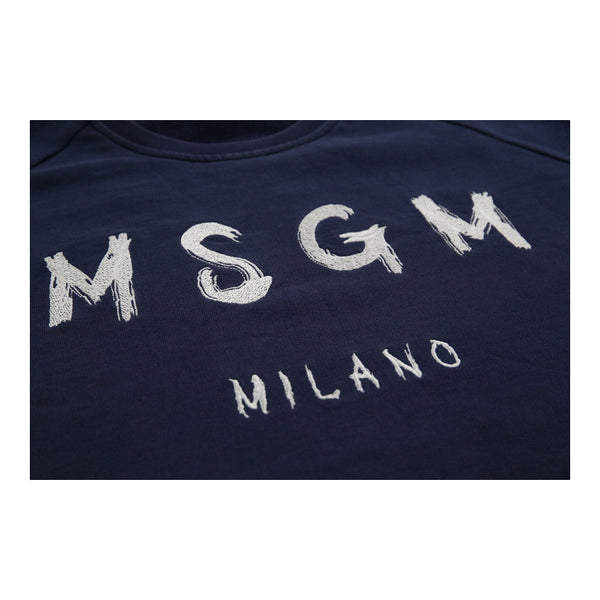 Vintageblue Milano Msgm Sweatshirt - mens large