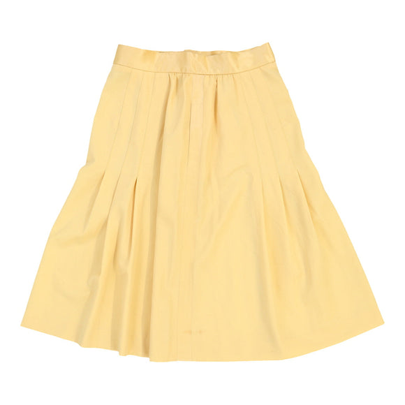 Vintageyellow Christian Dior Midi Skirt - womens 30" waist