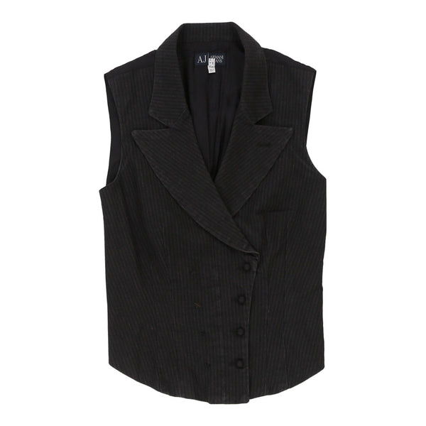 Vintageblack Armani Jeans Waistcoat - womens small