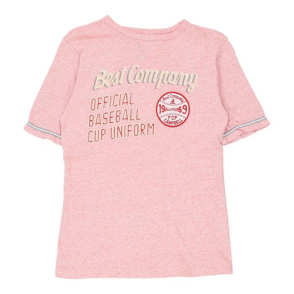 Vintagepink Best Company T-Shirt - womens large