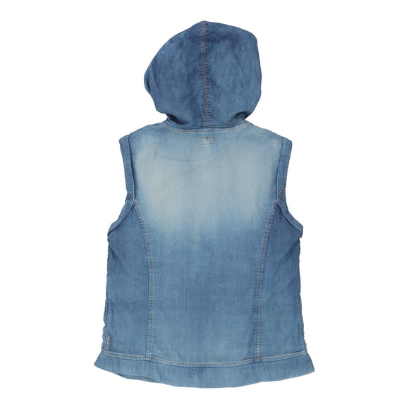 Vintageblue Armani Jeans Zip Up - womens medium