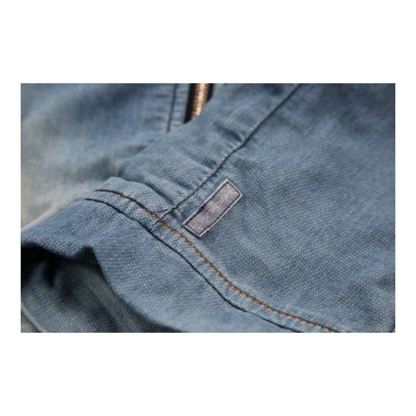 Vintageblue Armani Jeans Zip Up - womens medium