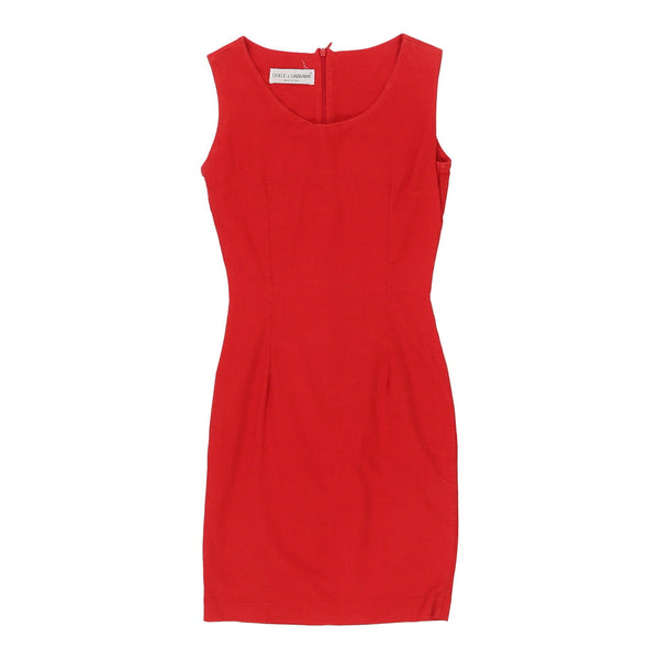 Vintagered Dolce & Gabbana Sheath Dress - womens x-small