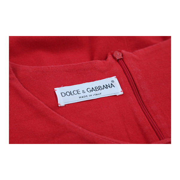 Vintagered Dolce & Gabbana Sheath Dress - womens x-small