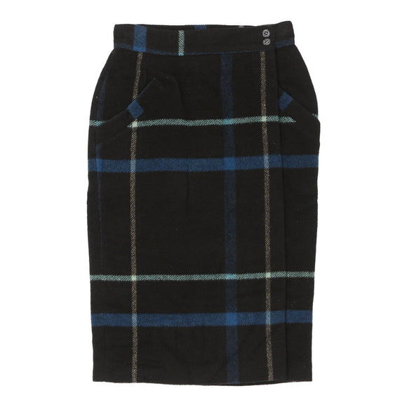 Vintageblue Emporio Armani Skirt - womens 26" waist