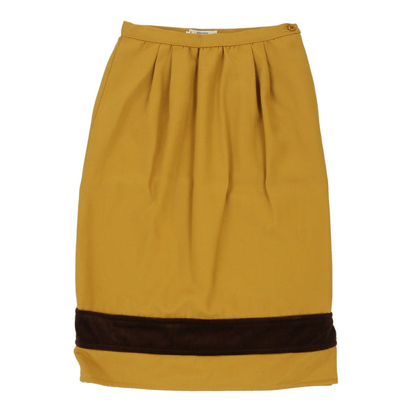 Vintageyellow Valentino Skirt - womens 26" waist