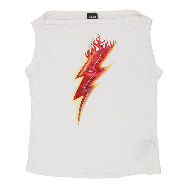 Vintagewhite Just Cavalli Vest - womens x-large