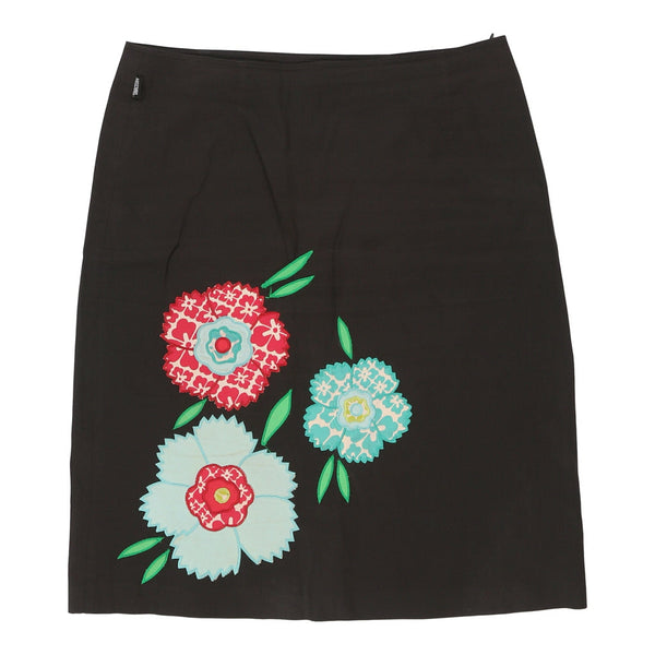 Vintageblack Moschino Jeans Skirt - womens 33" waist