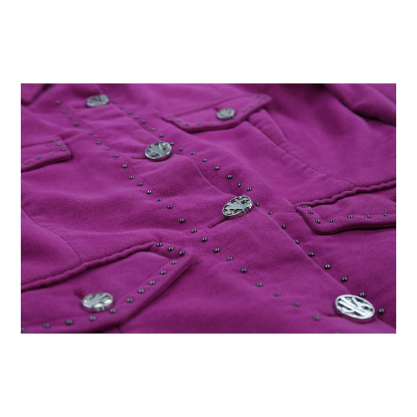 Vintagepurple Versace Suede Jacket - womens medium