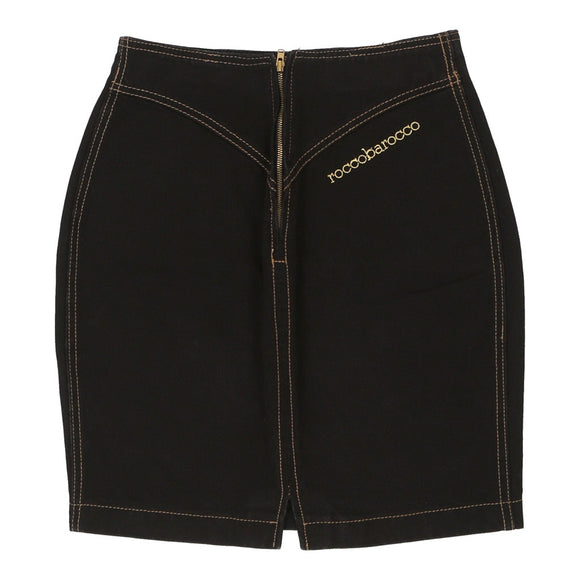 Vintageblack Roccobarocco Skirt - womens 26" waist