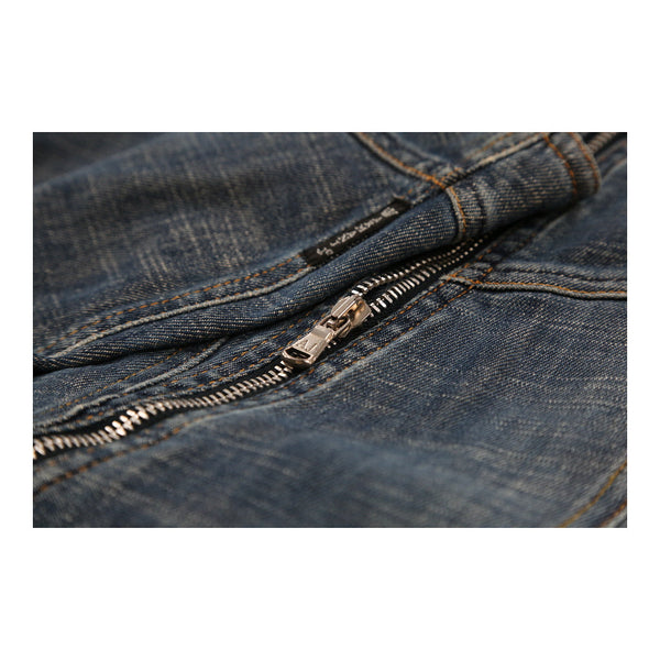 Vintageblue Armani Jeans Denim Skirt - womens 28" waist