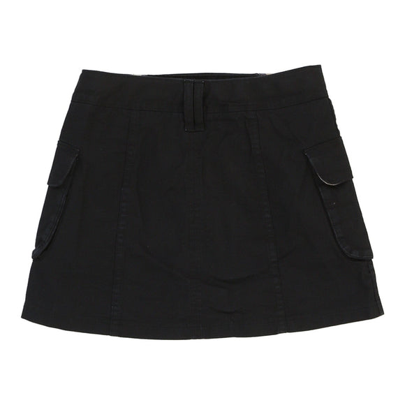 Vintage black Age 10 Burberry Mini Skirt - girls 25" waist