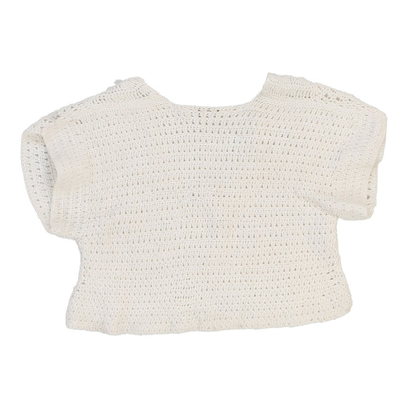 Vintage white Age 8 Kenzo Crochet Top - girls small