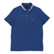 Pre-Loved blue Armani Exchange Polo Shirt - mens medium