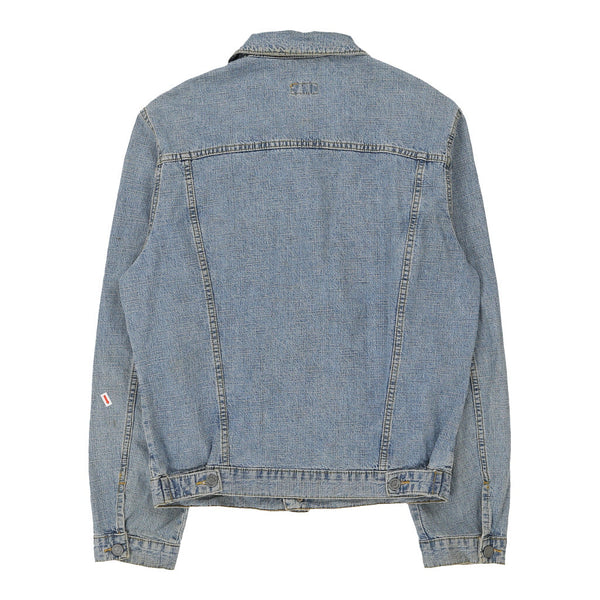 Vintage blue Armani Jeans Denim Jacket - mens x-large