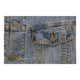 Vintage blue Armani Jeans Denim Jacket - mens x-large