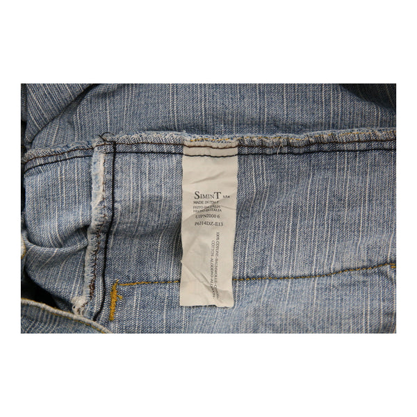 Vintage blue Armani Jeans Denim Jacket - mens x-large