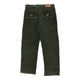Vintage green Giorgio Armani Cord Trousers - mens 30" waist