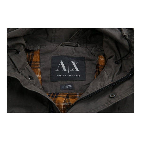 Vintage grey Armani Exchange Jacket - mens medium