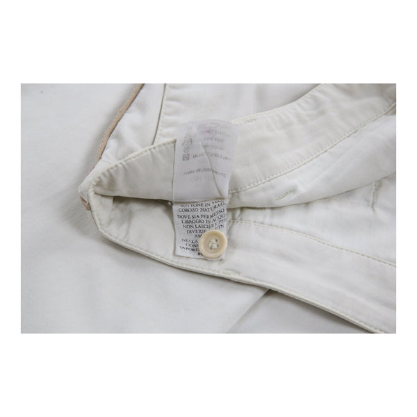 Vintage white Moncler Trousers - womens 34" waist