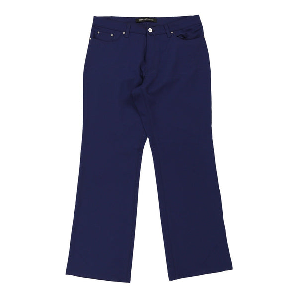 Vintage blue Versace Jeans Couture Trousers - womens 34" waist