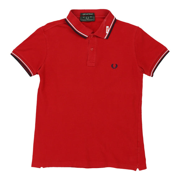 Vintage red Fred Perry Polo Shirt - mens large