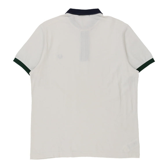 Vintage white Fred Perry Polo Shirt - mens large